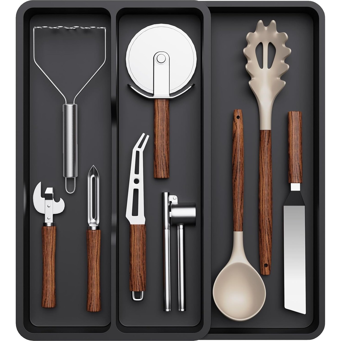 Lifewit Expandable Kitchen Utensil Organizer Drawer Tray Silverware